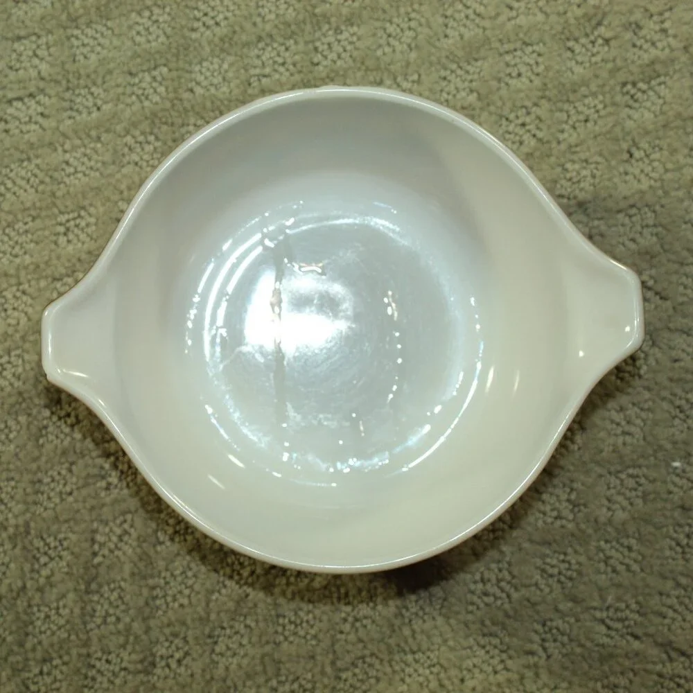 Vtg Pyrex 10 Pieces 3 Old Orchard Casserole Dishes Brown Lids, 2 Refrig w Lids